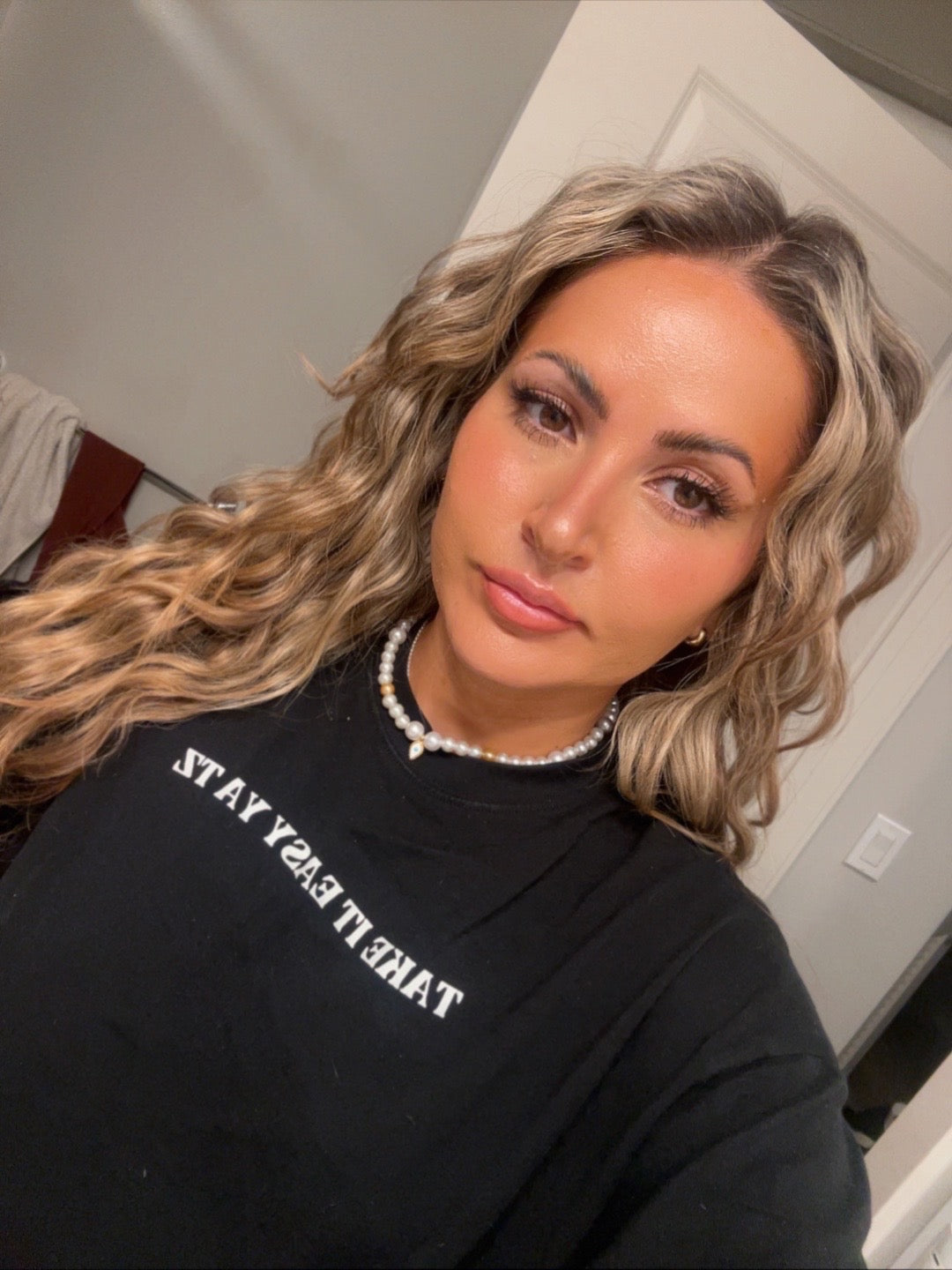 Black Oversized Unisex Tshirt - Take it EZ ya TZ